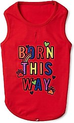 Hotel Doggy Dog Tank Top, Fiery Red, X-Small