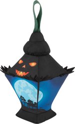Frisco Halloween Lantern Ballistic Nylon Plush Squeaky Dog Toy, Medium/Large