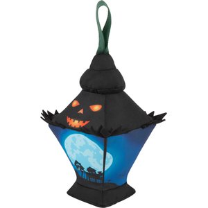 Frisco Halloween Lantern Ballistic Nylon Plush Squeaky Dog Toy, Medium/Large