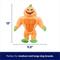 Show in main carousel: Frisco Halloween Pumpkin Muscle Plush Squeaky Dog Toy, Medium/Large slide 3 of 7
