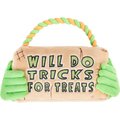 Frisco Halloween Will Do Tricks For Treats Sign Plush Squeaky Dog Toy