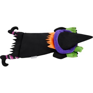 Frisco Halloween Witch Flat Plush Squeaky Dog Toy