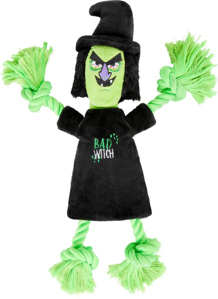 Frisco Halloween Witch Plush with Rope Dog Toy slide 1 of 5