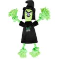 Frisco Halloween Witch Plush with Rope Squeaky Dog Toy, Large/X-Large