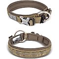 Chai's Choice Premium Dog Collar, Army Green, X-Large