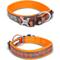 Show in main carousel: Chai's Choice Premium Dog Collar, Orange & Gray, Medium slide 1 of 8
