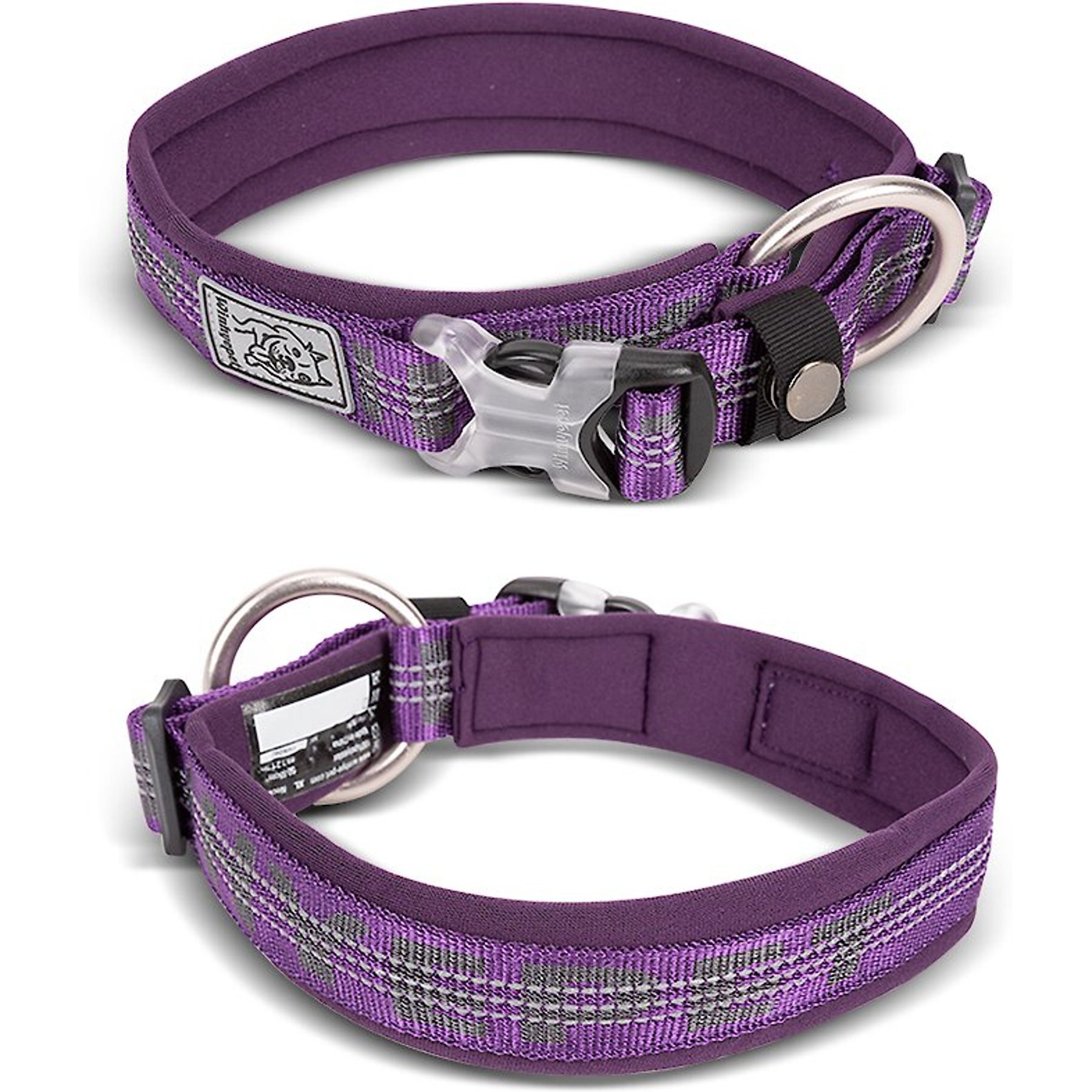 Chai's Choice Premium Dog Collar, Purple, Small