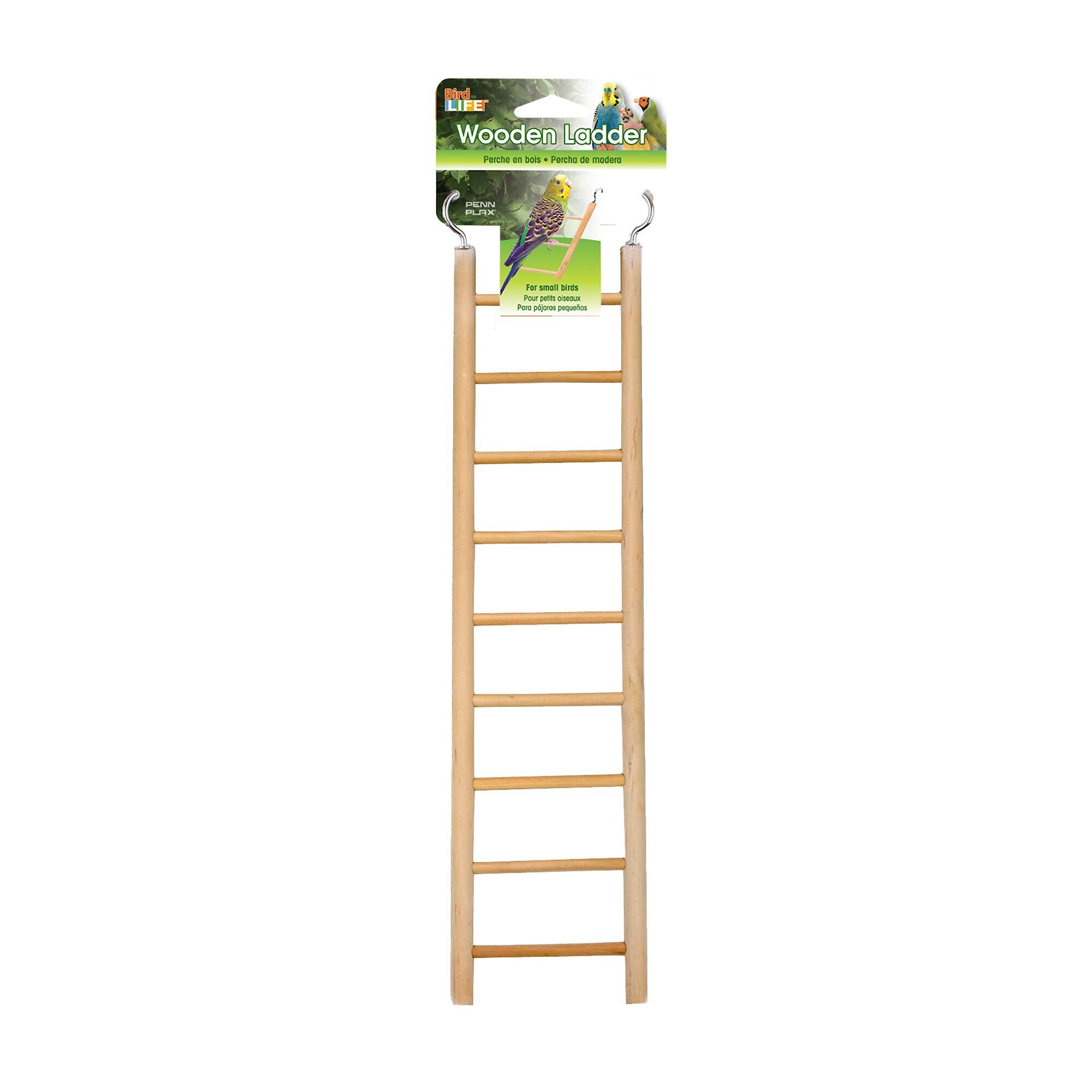 BIRD LIFE 9 Step Wooden Bird Ladder Customer Questions