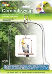 Bird Life Cockatiel Bird Swing, Assorted Colors, 7-in