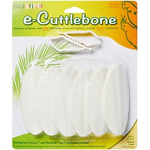Bird Life Earth-Friendly Natural Bird Cuttlebone, 6-pack