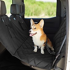 Frisco Quilted Water Resistant Hammock Car Seat Cover, Black, X-Large