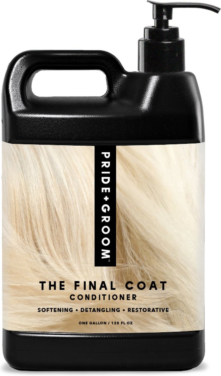 PRIDE+GROOM The Final Coat Dog Conditioner, 128oz bottle