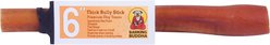 Barking Buddha Thick Bully Stick Dog Treats, 6-in