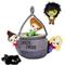 Show in main carousel: Disney Halloween Hocus Pocus Cauldron Hide & Seek Puzzle Plush Toy Squeaky Dog Toy, Medium/Large slide 1 of 7