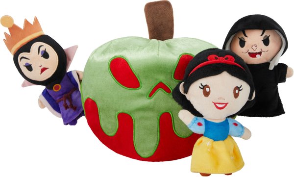 Disney Villains Snow White and the Evil Queen Hide and Seek Puzzle Plush Squeaky Dog Toy, 4 count slide 1 of 4
