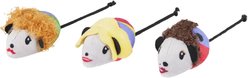 Disney Halloween Hocus Pocus Sanderson Sisters Plush Mice Cat Toy with Catnip, 3 count
