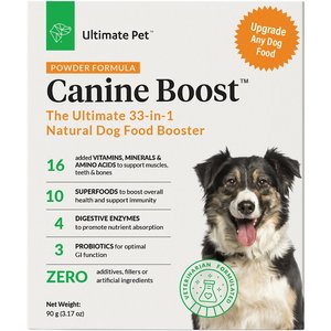Ultimate Pet Nutrition Canine Boost Multivitamin 33-in-1 Powder Supplement for Dogs