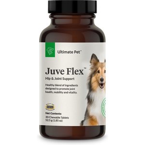 Ultimate Pet Nutrition Canine Juve Flex Hip & Joint Support Supplement for Dogs, 30 count