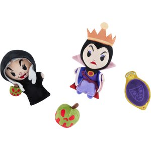 Disney Halloween Villains Evil Queen & Witch Plush Cat Toy with Catnip, 4 count