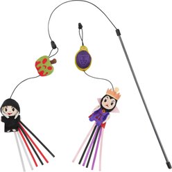 Disney Halloween Villains Evil Queen Interchangeable Teaser Wand Cat Toy with Catnip