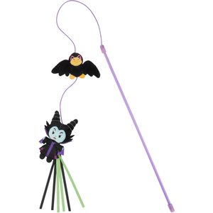Disney Halloween Villains Maleficent & Crow Teaser Cat Toy with Catnip