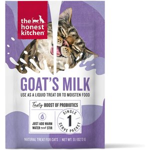 The Honest Kitchen Goat's Milk with Probiotics for Cats, 1.32-oz pouch