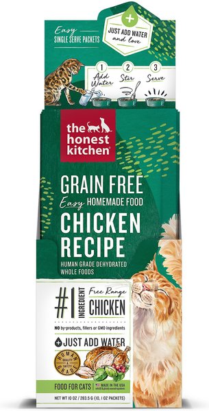 The Honest Kitchen Grain-Free Chicken Dehydrated Cat Food, 10-oz slide 1 of 7