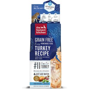 The Honest Kitchen Grain-Free Turkey Dehydrated Cat Food, 10-oz bag