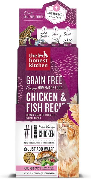 THE HONEST KITCHEN Dehydrated Chicken Fish Grain Free Cat Food