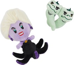 Disney Halloween Villains Ursula & Eels Plush Cat Toy with Catnip, 2 count