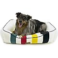 Pendleton National Park Kuddler Bolster Dog Bed with Removable Cover, Glacier, Medium