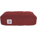 Carolina Pet Brutus Tuff Chew Resistant Pillow Dog Bed with Removable Cover, Dark Red, Medium