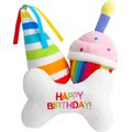 TONBO Birthday Party Combo Crinkle Plush Dog Toy, 3 count