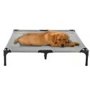 Pet Adobe Elevated Dog Bed, Gray, Large