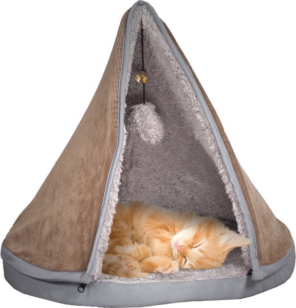 Pet Adobe Sleep & Play Teepee Top Covered Cat Bed slide 1 of 7