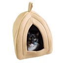 Pet Adobe Igloo Style Cat Tent, Tan