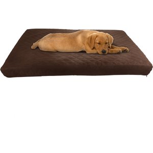 Pet Adobe Waterproof Indoor/Outdoor Memory Foam Dog Bed, Brown, 36-in