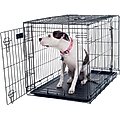 Pet Adobe 2-Door Medium Foldable Dog Crate, Large