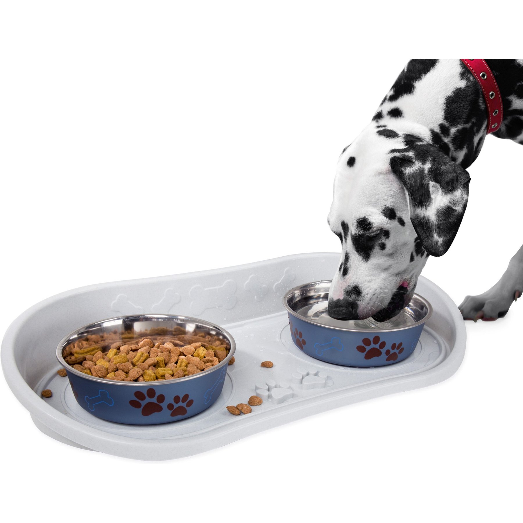 PET PARADE Non-Skid Dog Bowl Tray 