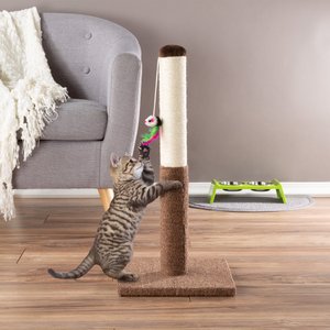 Pet Adobe 24.5-in Sisal Cat Scratching Post with Toy