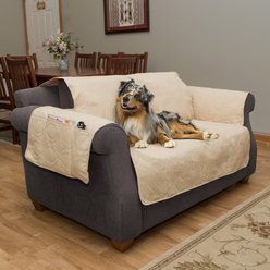 Pet Adobe Waterproof Love Seat Protector Cover, Tan
