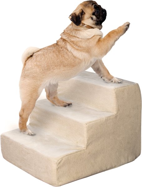 Pet Adobe 3-Tier High-Density Foam Dog Steps slide 1 of 7