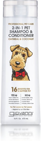 Giovanni Professional Oatmeal & Coconut 2-in-1 Dog Shampoo & Conditioner, 16-oz bottle slide 1 of 2