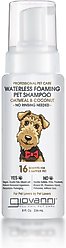 Giovanni Professional Waterless Foaming Oatmeal & Coconut Dog Shampoo, 8-oz bottle