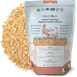 Mile Four Organic 11% Protein Scratch Chicken & Duck Treat, 2-lb bag slide 2 of 9