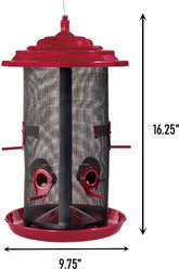North States Crimson Extra Large Twin Bird Feeder, Red slide 2 of 4