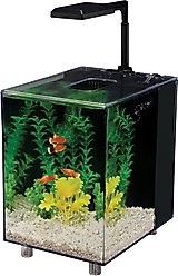 Prism Desktop Aquarium, 2-gal, Black