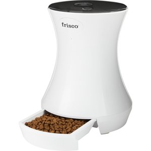 Frisco 13.5 Cup Automatic Cat & Dog Feeder, White