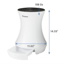 Frisco Automatic Cat & Dog Feeder, White, 13.5 Cup slide 2 of 8
