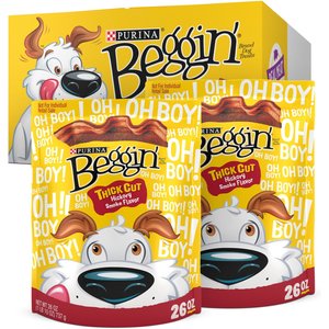 Beggin' Strips Thick Cut Hickory Smoke Flavor Dog Treats, 52-oz box